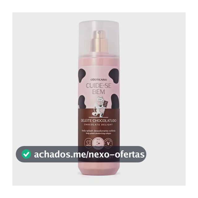 O Boticário Cuide-se Bem Body Splash Deleite Chocolatudo 200ml