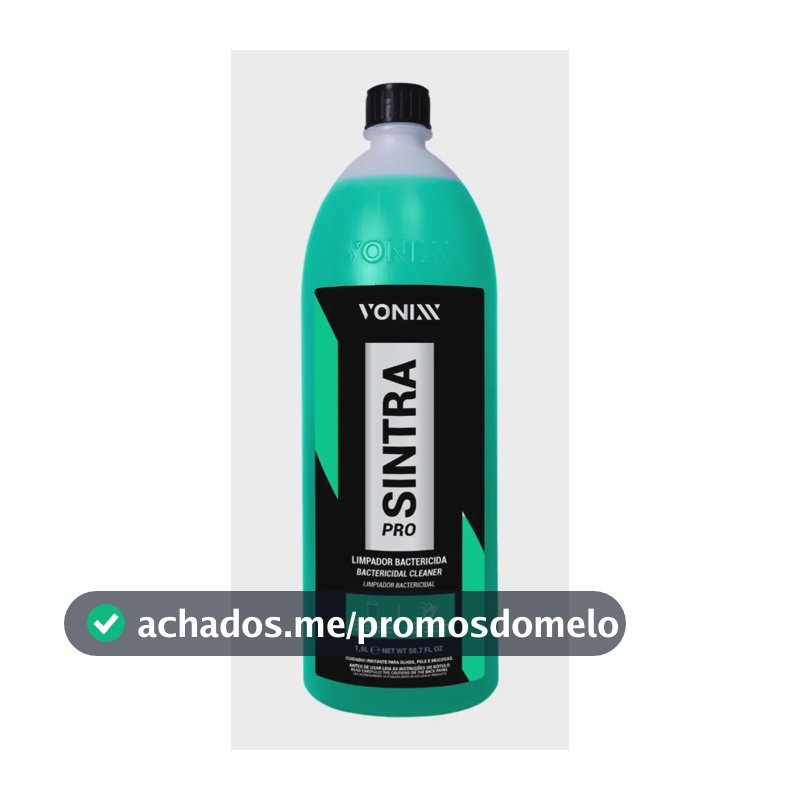 Sintra Pro Limpeza Interna De Veiculos Vonixx 1,5l