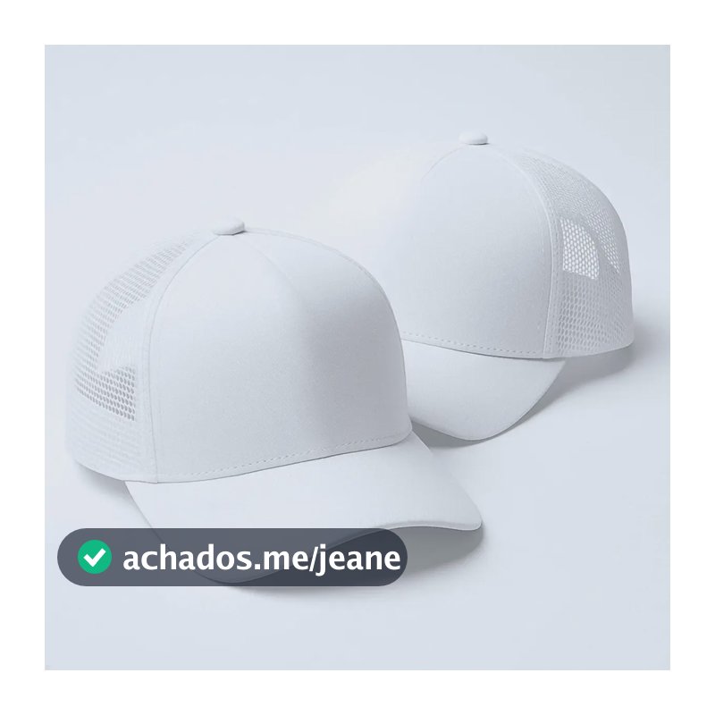 Kit Com 10 Telinha Trucker Branco Sublimação Atacado Tamanho Un