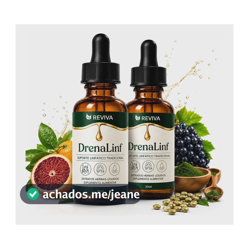 2 Drenalinf 30 Ml  Fórmula Importada | Envio Full Suplemento Para Drenagem Linfática