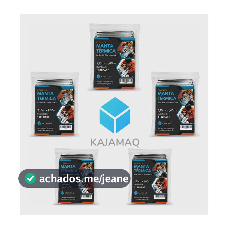 5 Cobertor Manta Térmica Aluminizado Isolante térmico para Camping acampamento Kit Kajamaq coberta mantas térmicas aluminizadas para emergência resgate coberto térmico 2,10x1,40 reutilizável acampamen