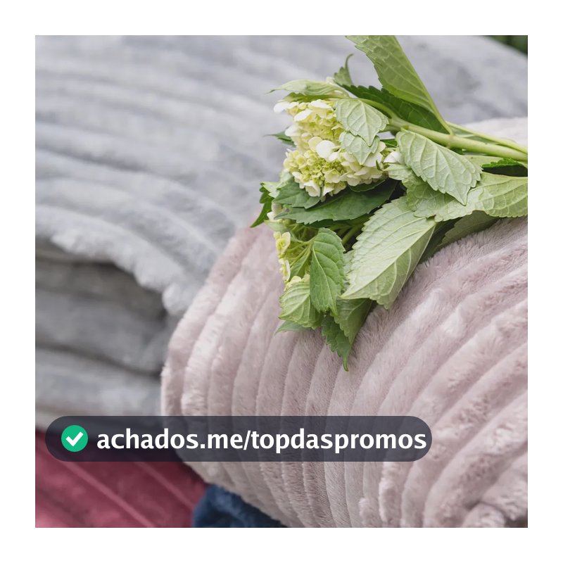 Cobertor Neo Mares Canelado 300g/m² Casal 180x220 Camesa