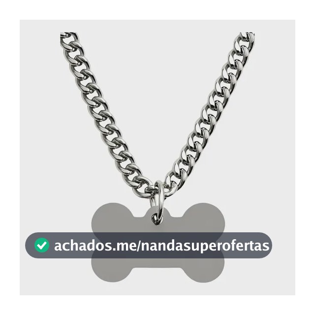 Corrente Para Cachorro Em Aço Inox Personalizada