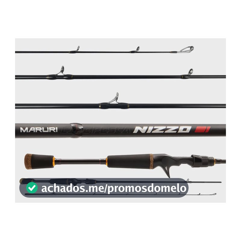 Vara Para Carretilha Maruri Nizzo Niz-c14-562ml 1,68 mts 7-14 lbs 2 Partes