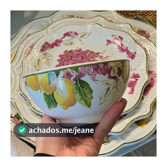 Jogo 6 Bowls Imperial Cerâmica 400ml Scalla