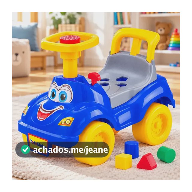 Totokinha Cardoso Toys Carrinho Andador Triciclo Menino Azul