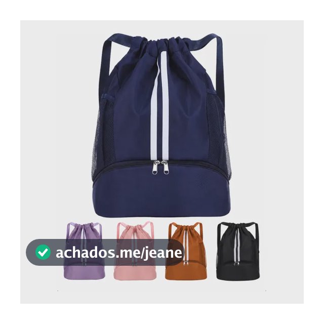 Mochila Bolsa Saco Esportiva Impermeável Academia Treino
