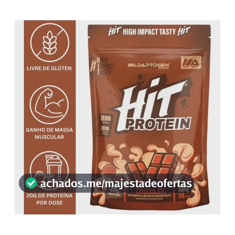 Whey Protein Adaptogen Hit Chocolate proteína