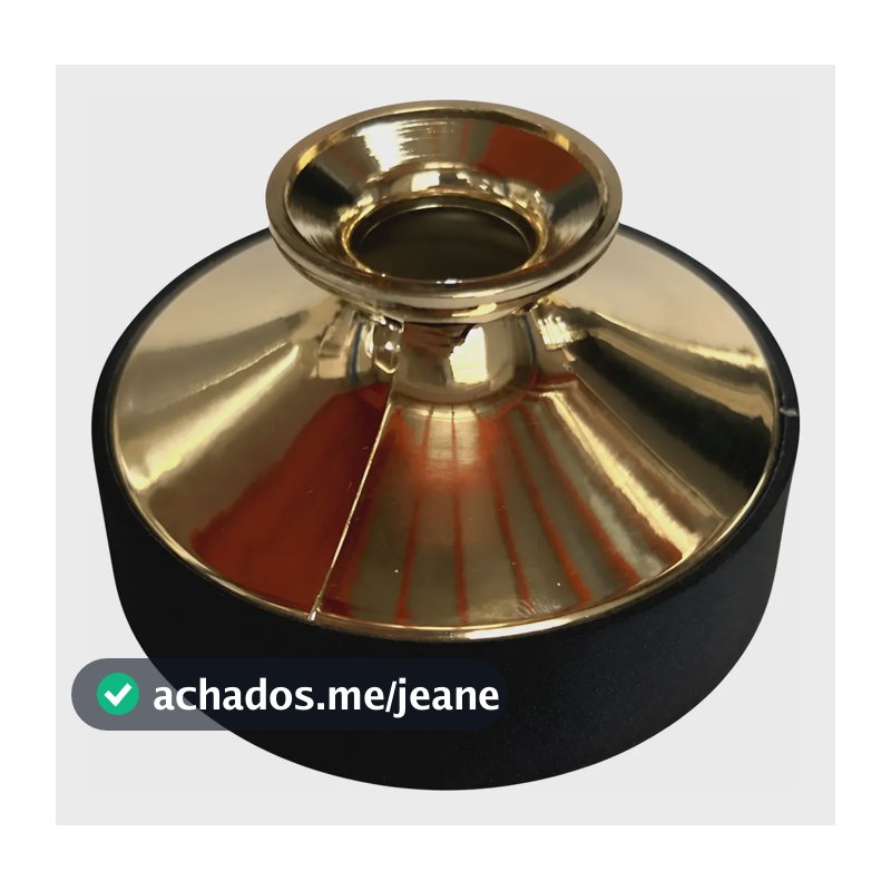 Surdina Para Sax Alto Alvares Modelo Cor Dourada