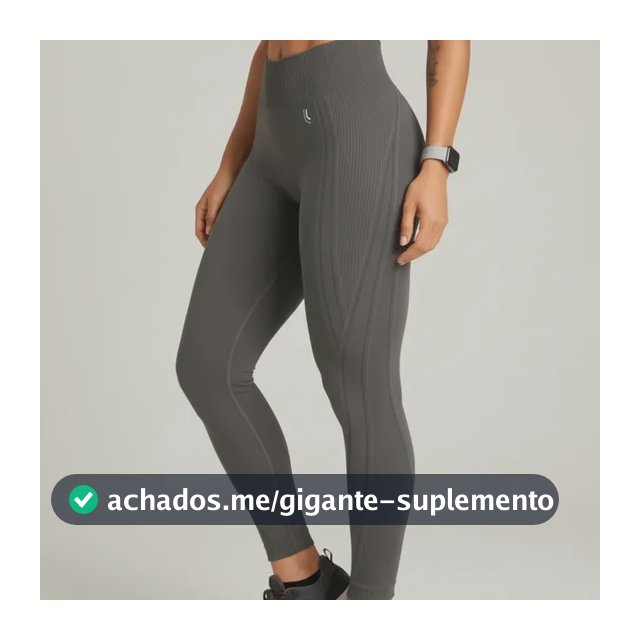 Calça Feminina Legging Lupo Max Fitness Poliamida Premium Grafite P