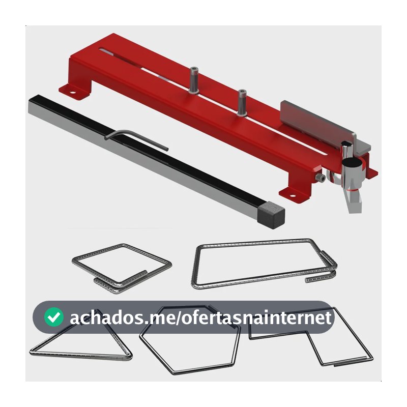 Dobradeira Manual para Estribo 3/8 10 mm Onna - Máquina Ferramenta para Dobra de Vergalhão e Arames