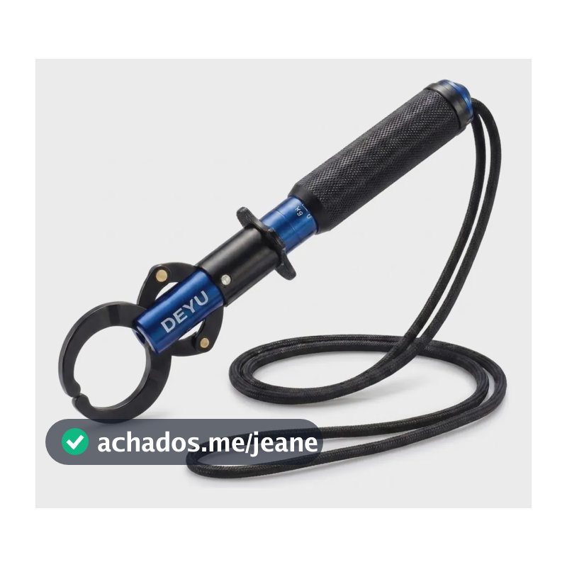Alicate Pesca Contenção Garra Pega Peixe Com Balança 21kg Azul