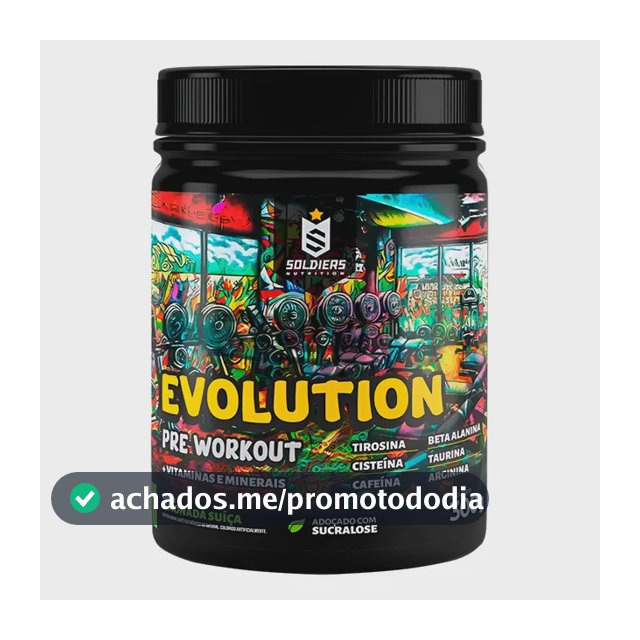 Pré-treino Evolution Workout 300g Termogênico Soldiers