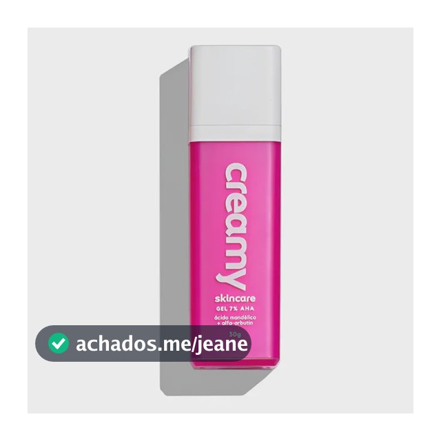 Gel Clareador Aha Ácido Mandélico Antiacne Creamy 30g