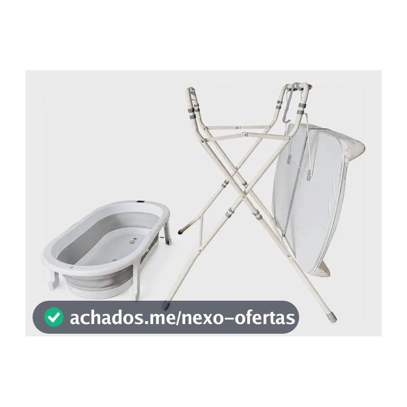 Banheira Trocador Dobrável Termômetro Aloha Maxi Baby