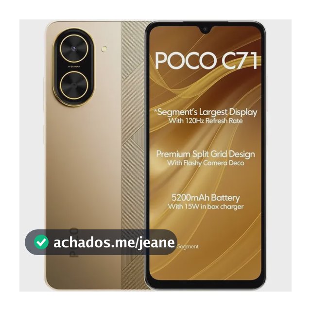 Xiaomi Poco Poco C71 4G Dual Sim 128 Gb Dourado-escuro 4 Gb Ram