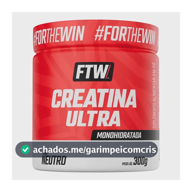 Creatina FTW em pó Sem sabor x 300g