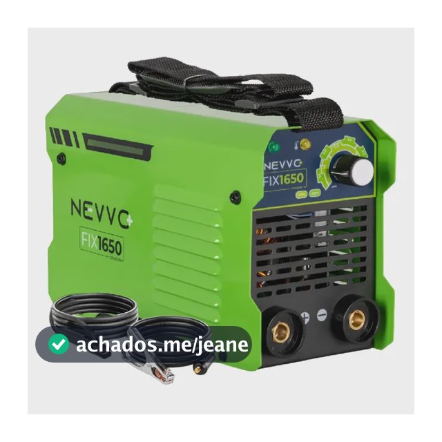 Maquina Inversora De Solda 140amp Nevvo Bivolt Verde 127/220v