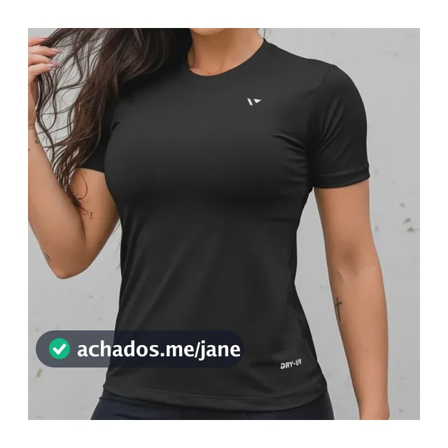 Camiseta Feminina Dry Fit Proteção Uv50+ Academia Caminhada