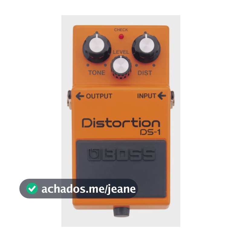 Pedal de efeito Boss Distortion DS-1