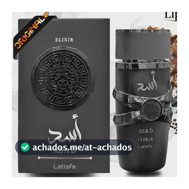 Perfume Asad Elixir 100ml Eau De Parfum Original Edp Lançamento 2026