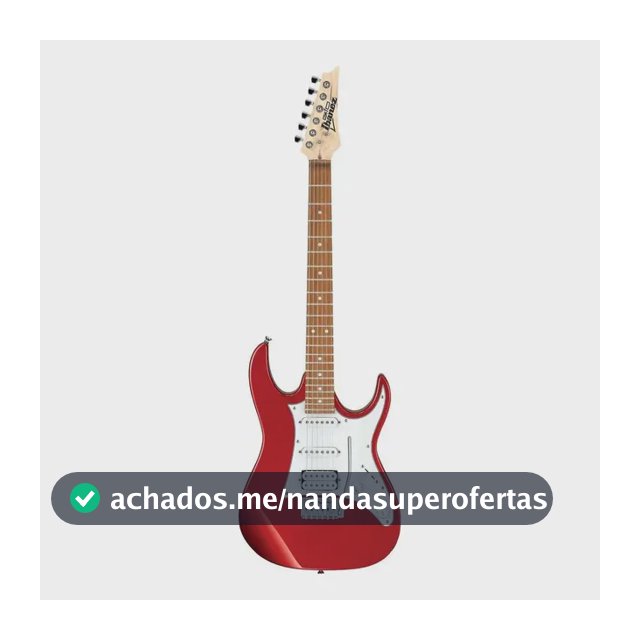 Guitarra Elétrica Ibanez Rg Gio Grx40 Superstrat De Choupo 2019 Candy Apple Verniz Brilhante Com Diapasão De Jatobá Destro