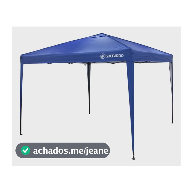 Tenda Gazebo Articulado 3x3mts Azul Guepardo