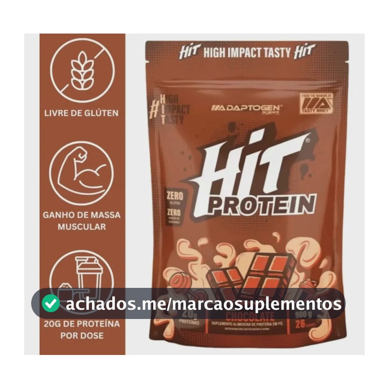 Whey Protein Adaptogen Hit Chocolate proteína