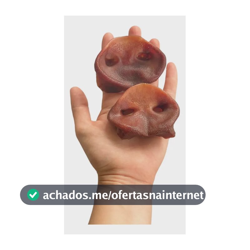 Focinho De Suíno Porco Para Cães Petisco Natural Luv Pet