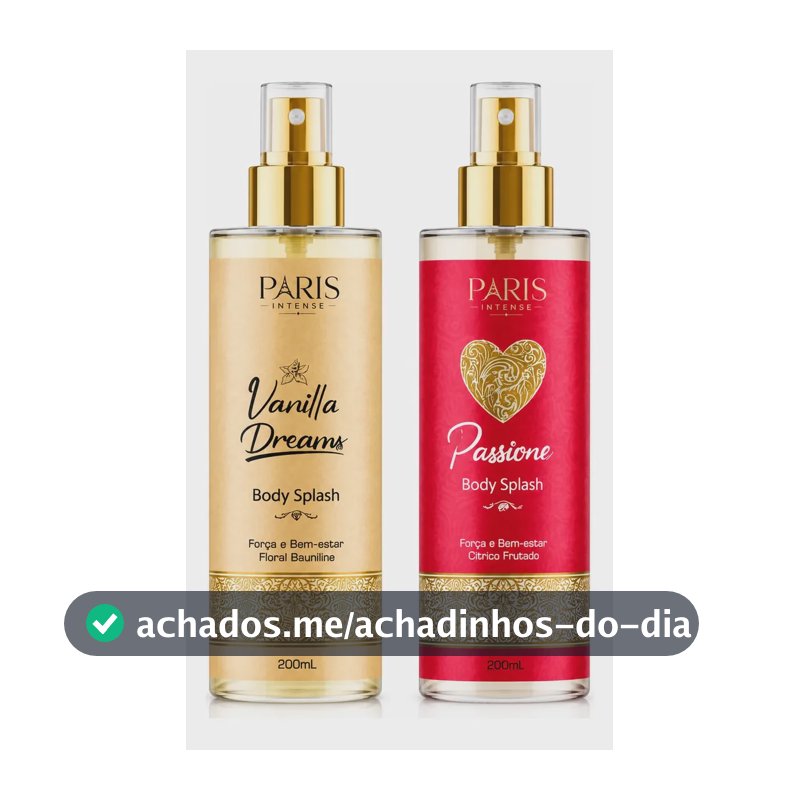 Kit 2 Body Splash Da Virginia Fonseca 200ml Perfume Feminino