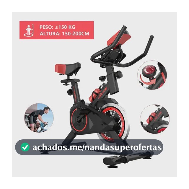Bicicleta Ergométrica Spinning Love & Home 8kg 150kg