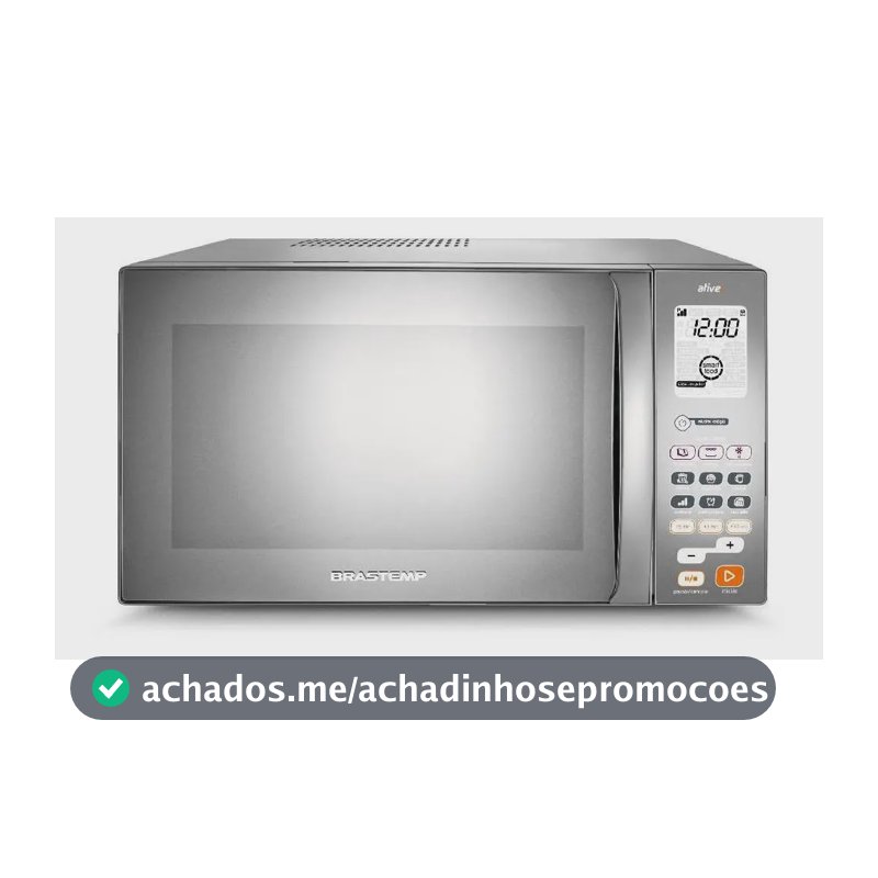 Micro-ondas Brastemp 38L Inox Espelhado Grill - BMJ38AR
