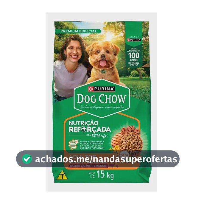 Alimento Ração Dog Chow Raças Pequenas 15kg Sabor Carne, Frango E Arroz
