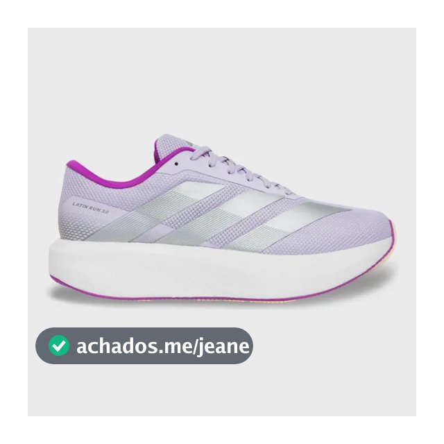 Tênis adidas Latin Run 3.0 Corrida Caminhada Treino Lilás 37 Br