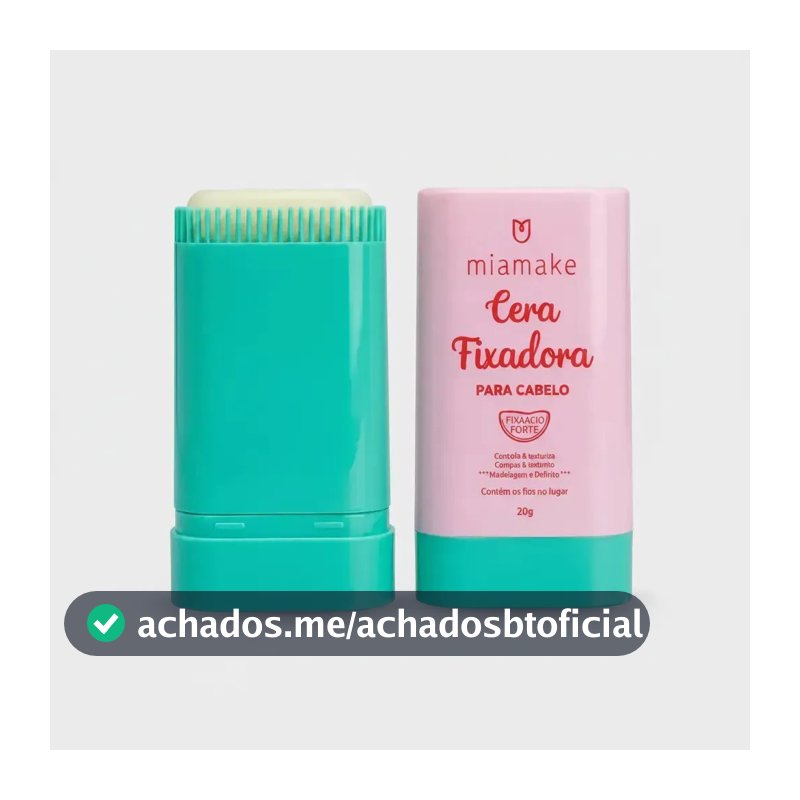 Mia Make Cera Fixadora Para Cabelo Com Fragância De Melância