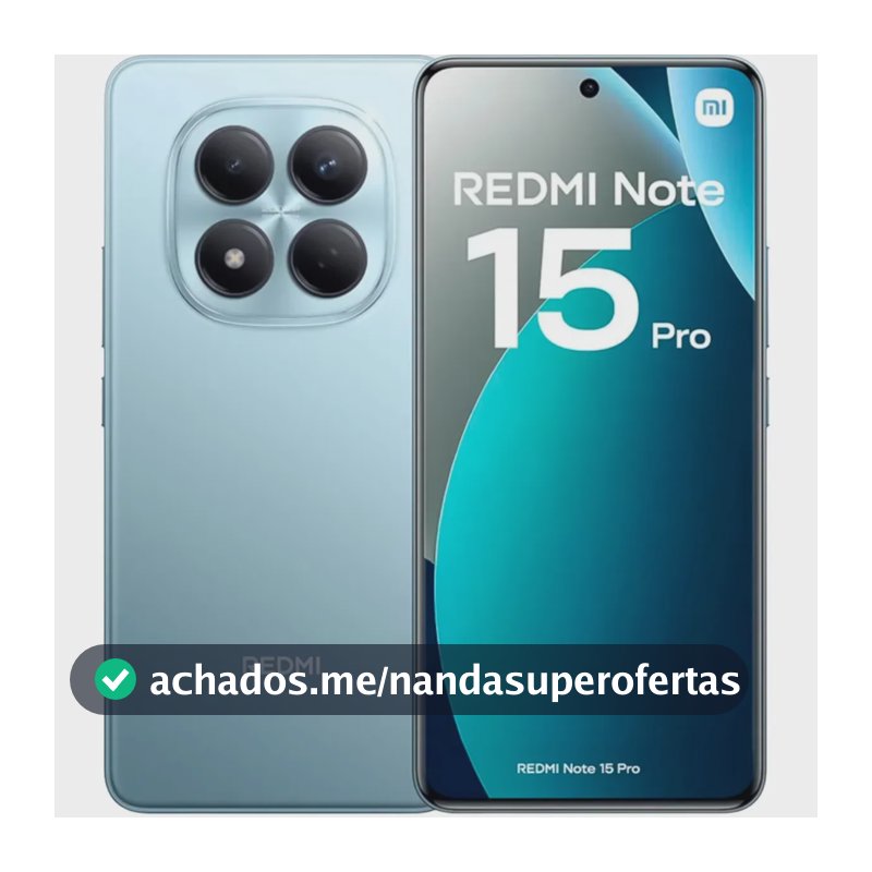 Xiaomi Redmi Note 15 Pro 8 GB de RAM 256 GB Rom 4G Lte 200 mpx Glacier Blue