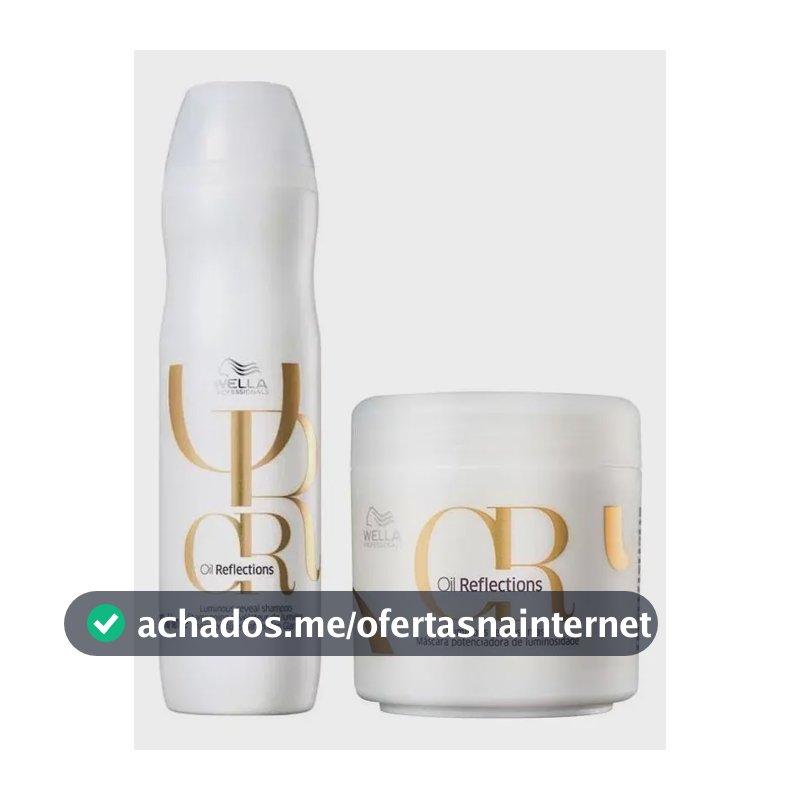Kit Wella Oil Reflections - Shampoo e Máscara