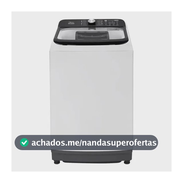 Lavadora De Roupas Midea Wave Agitator 13kg Branca 127v