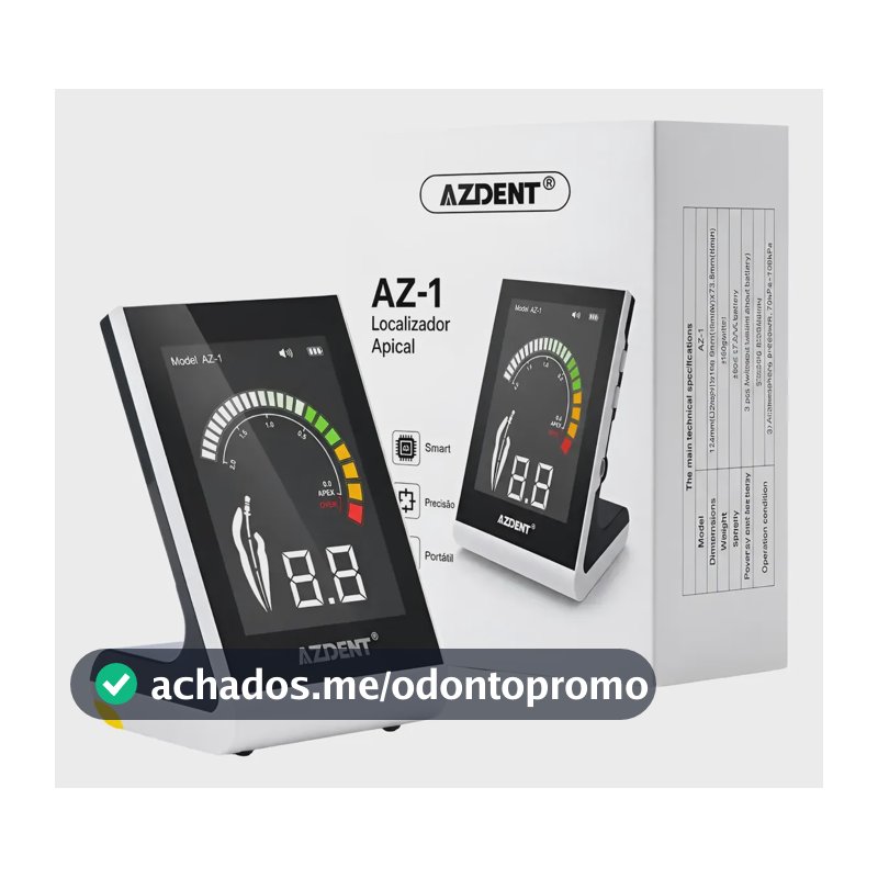 Localizador Apical Dental Portátil Endodontia Canal Raiz Lcd