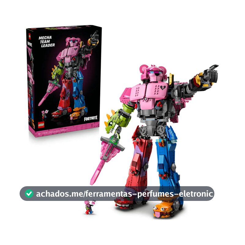 Conjunto de construção de mecha LEGO® Fortnite® Team Leader, boneco colecionável de videogame 77078