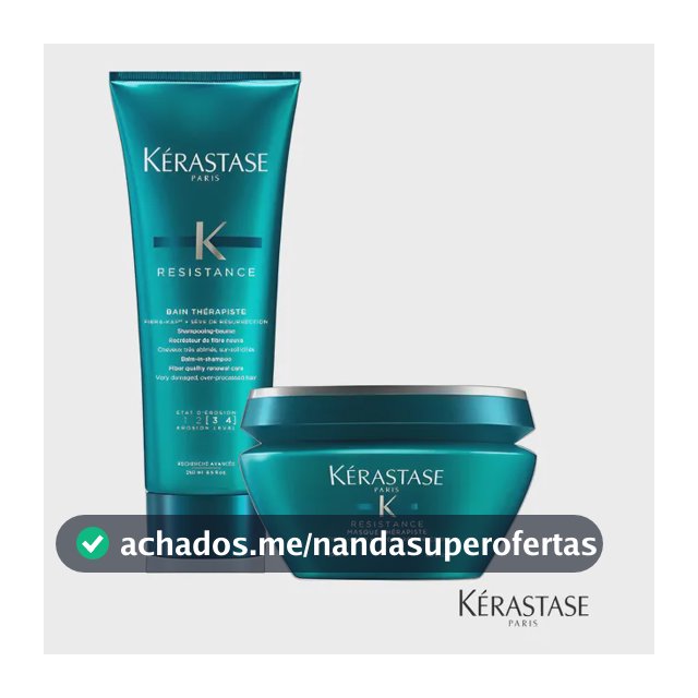 Kit Kérastase Resistance Thérapiste Shampoo + Máscara