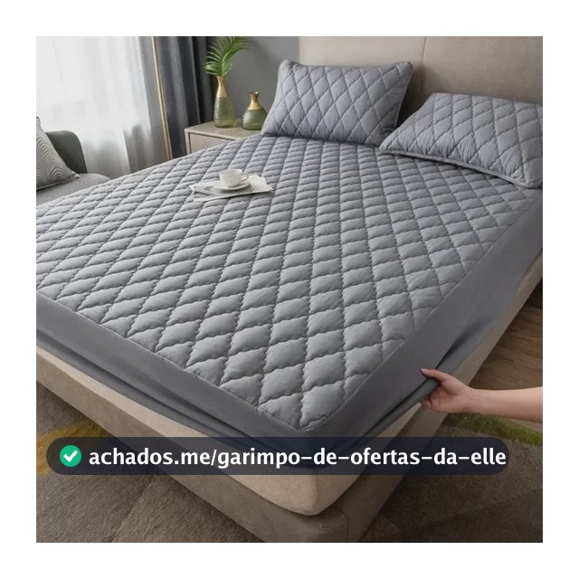 Capa Protetora Colchão Box Casal Padrão Matelado Impermeável