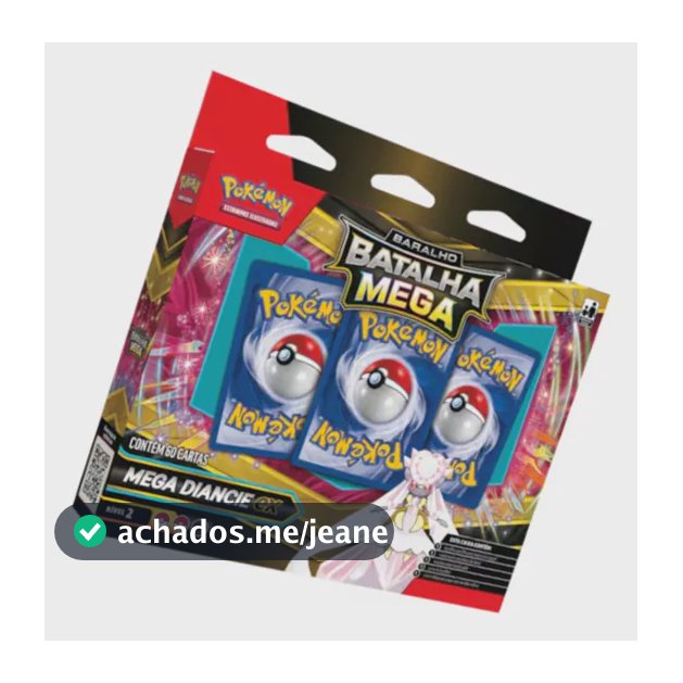 Jogo De Cartas Colecionáveis Pókemon Copag Carta Mega Diancie Gx De 1 Mazo Con 60 Cartas