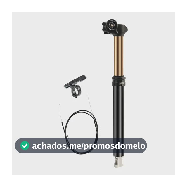 Canote Retrátil Mtb Foxsid I7 Pro Com Controle 27.2 X 355 Mm (105 Mm) - Oro Negro