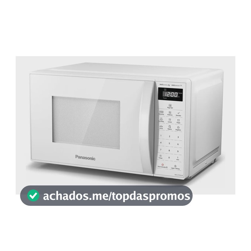 Micro-ondas Panasonic 21 Litros Branco - NN-ST25lWRU