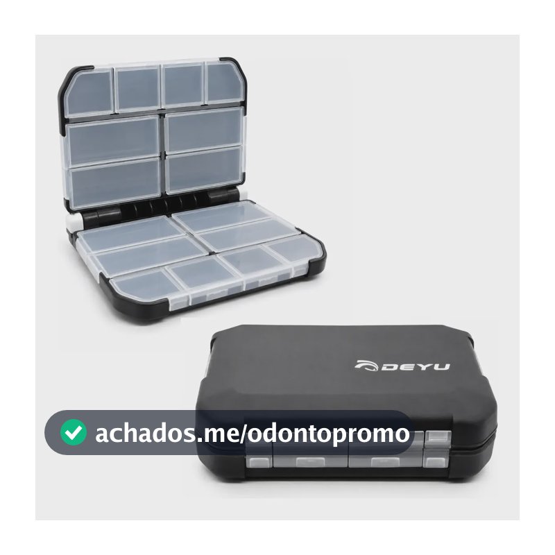 Estojo Isca Artificial Jig Pesca Caixa Organizadora Maleta Estojo Xd-72g