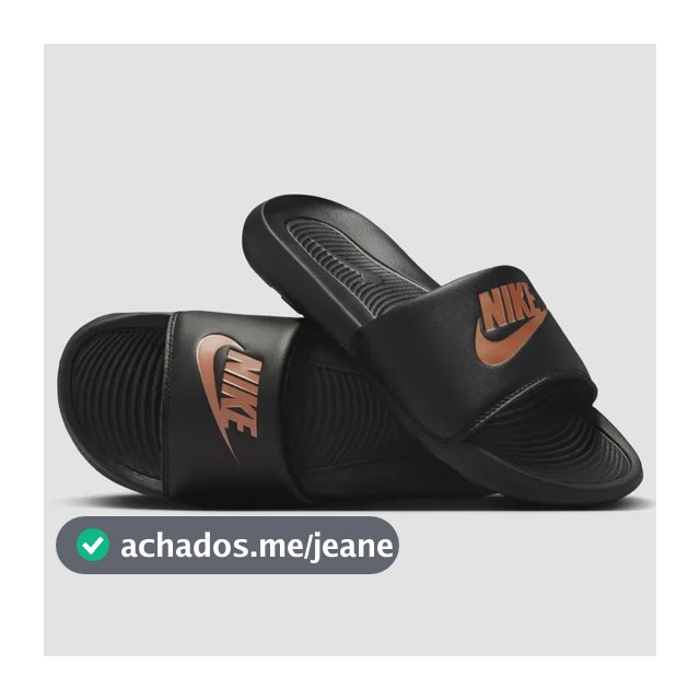 Chinelo Nike Victori One Preto