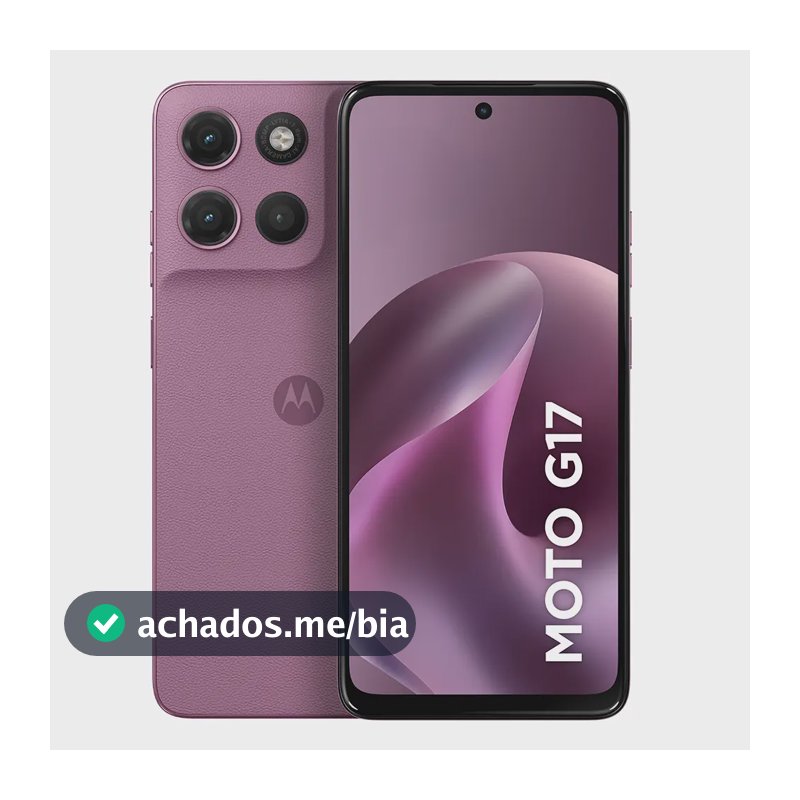 Smartphone G17 Tela 6,7 Polegadas 256GB 4G Câmera 50MP Motorola