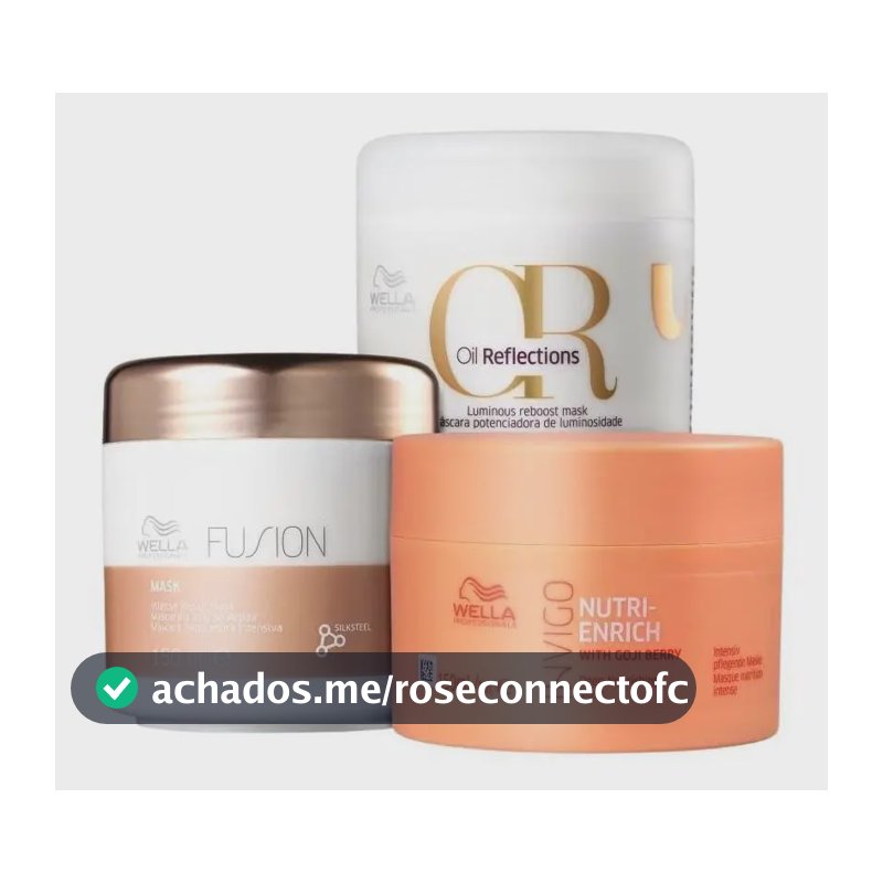 Kit Wella Cronograma Capilar Fios Perfeitos 3 Produtos