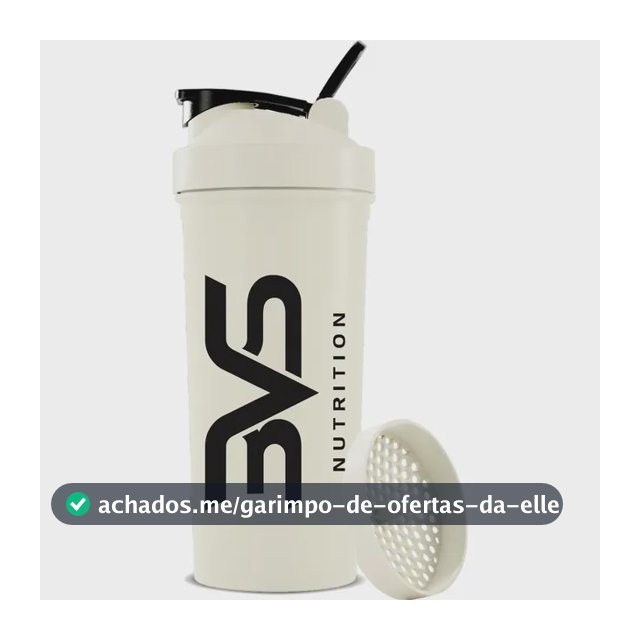 Coqueteleira / Shaker Branca - Academia 600ml - 3vs Nutrition